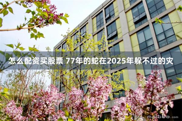 怎么配资买股票 77年的蛇在2025年躲不过的灾