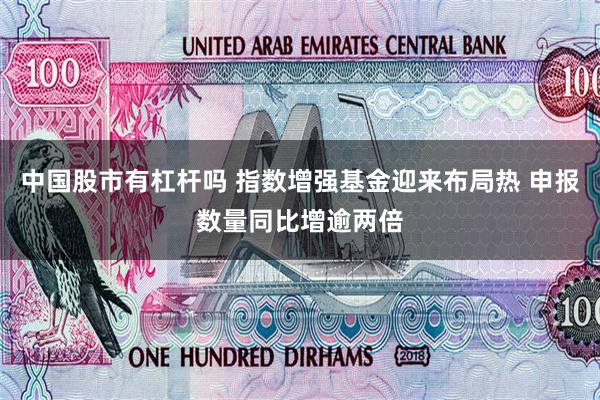 中国股市有杠杆吗 指数增强基金迎来布局热 申报数量同比增逾两倍