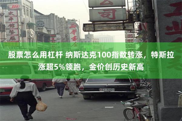 股票怎么用杠杆 纳斯达克100指数转涨，特斯拉涨超5%领跑，金价创历史新高
